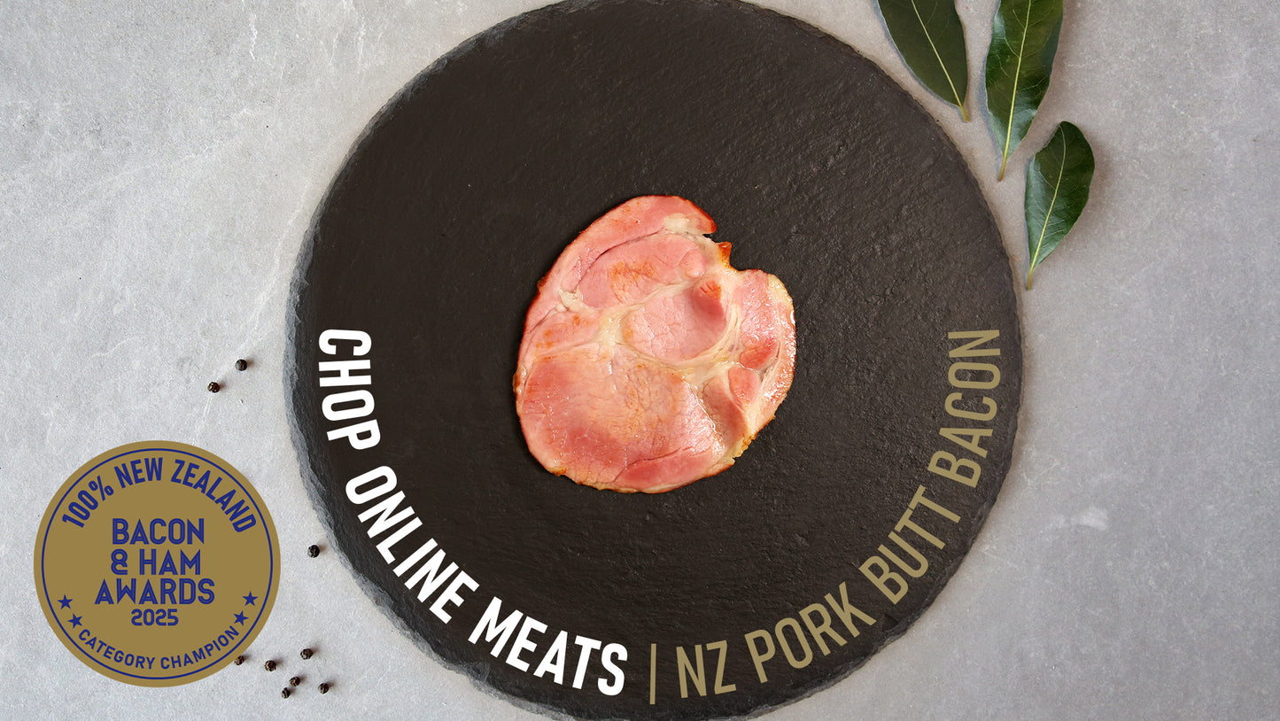 Award Winning - NZ Free-Range Pork Butt Bacon