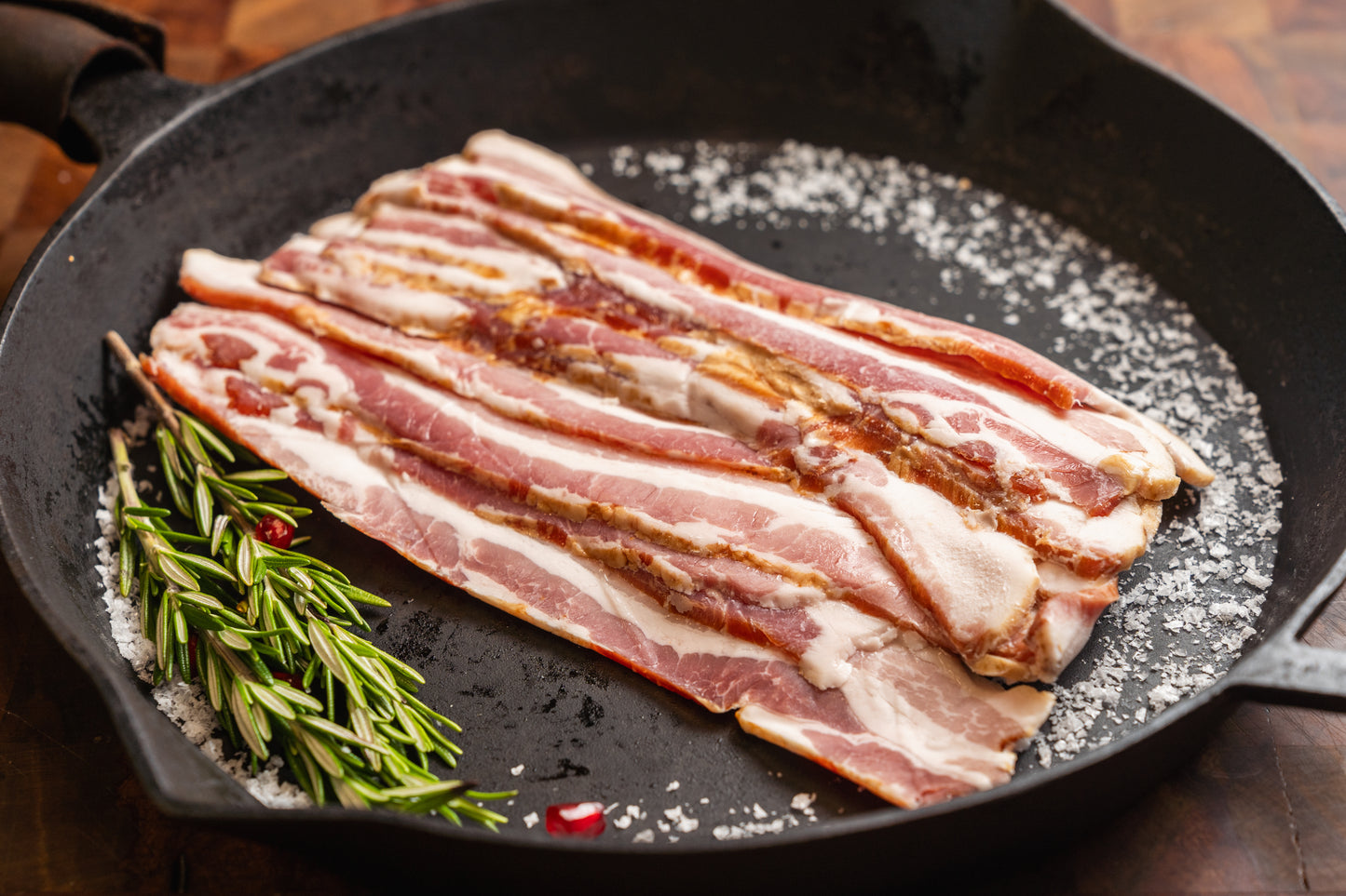 Honey cured streaky bacon