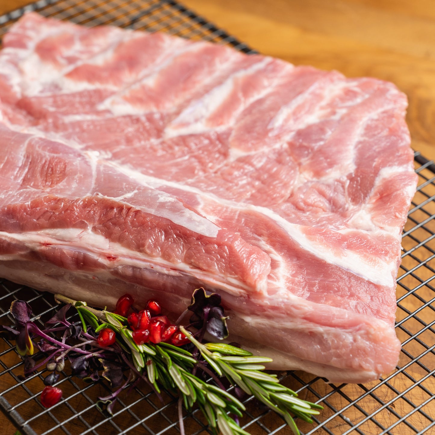 100% NZ free range pork belly – rich flavour, crispy skin, no additives, pure pork goodness