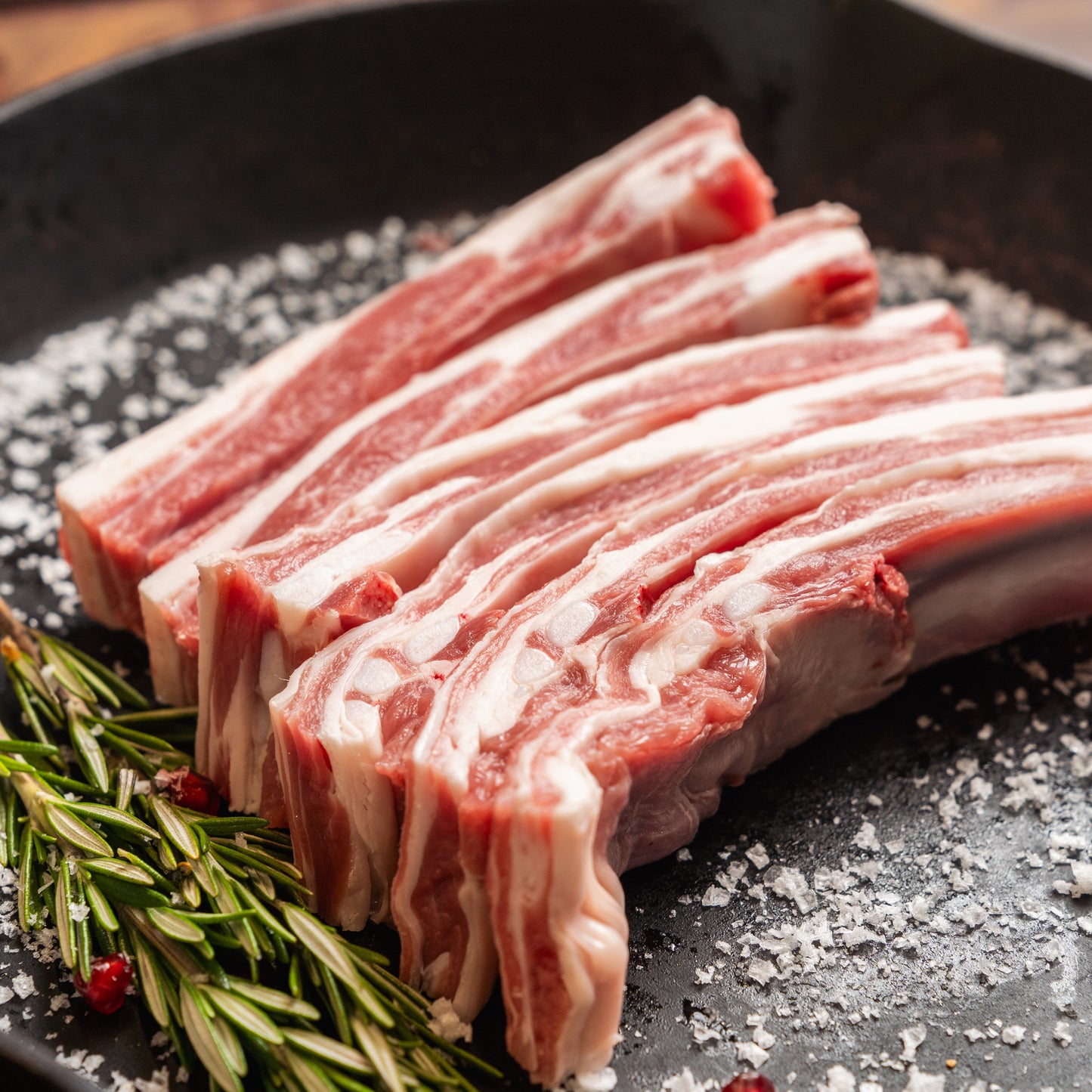 450-550g NZ grass-fed lamb ribs – perfect for BBQ or oven, full of flavour