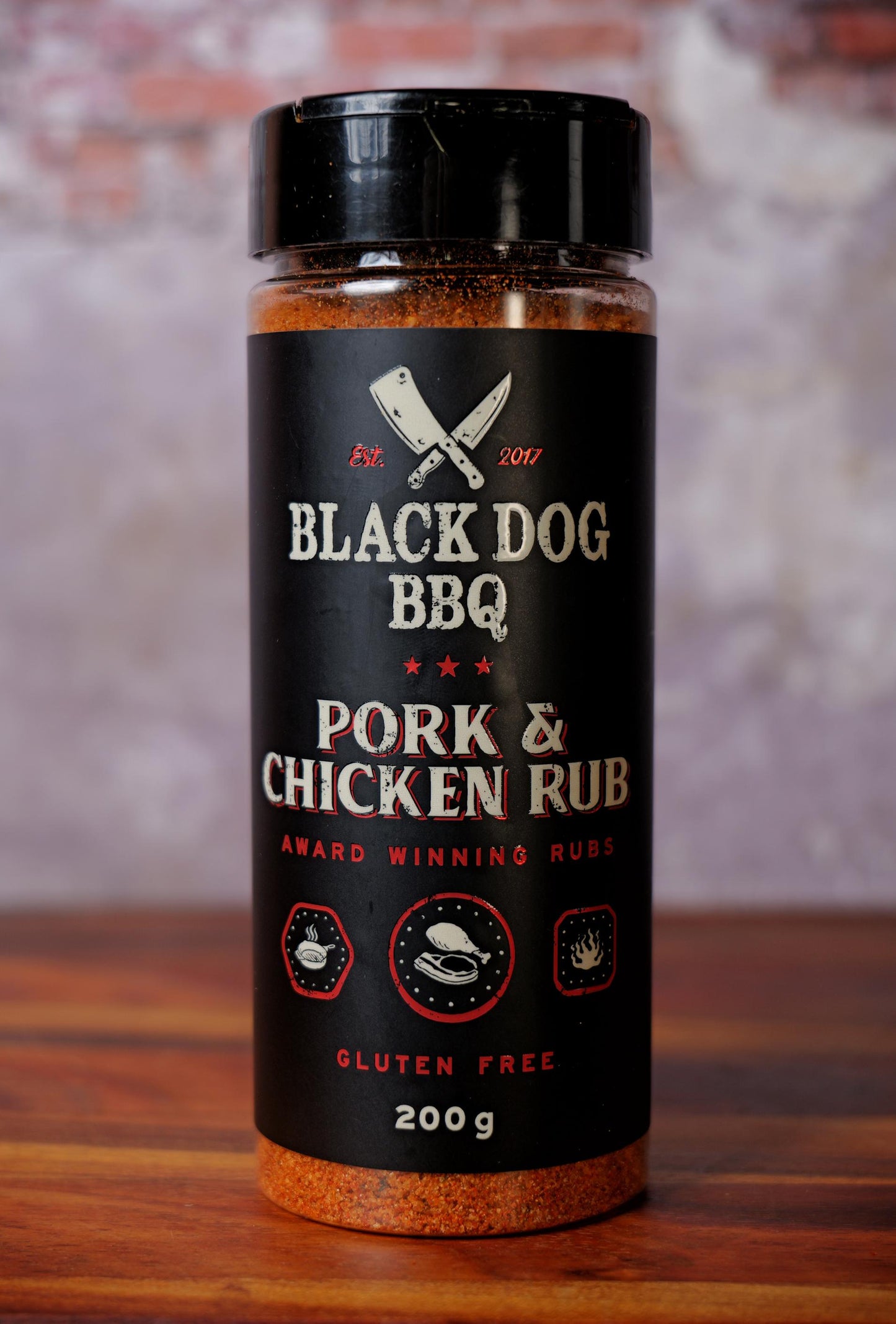 Black dog BBQ pork & chicken rub