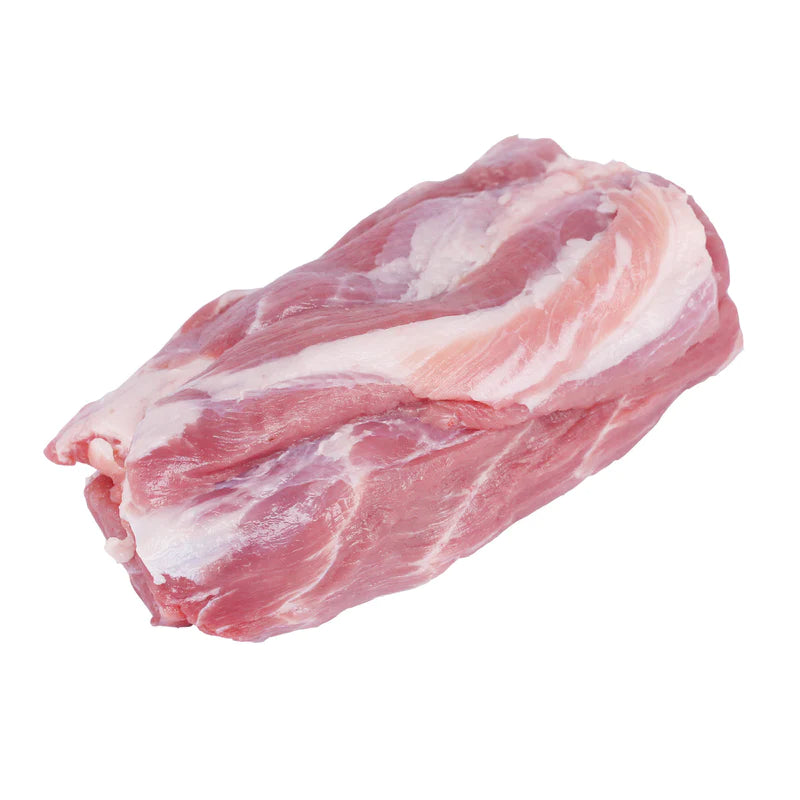 1.6–1.8kg NZ free range pork collar butt – fresh, boned and skinned, perfect for pulled pork