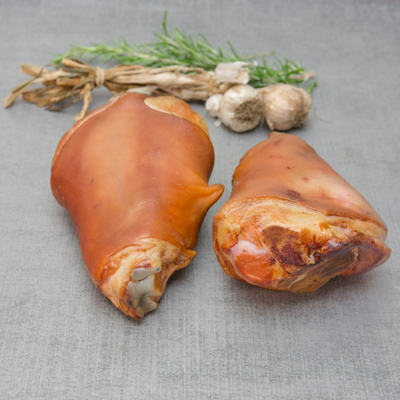 750–850g NZ pork bacon hock – gluten free, brined and smoked in-house by award-winning butchers

