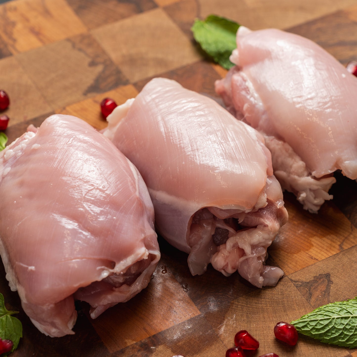 500g pack of boneless skinless chicken thighs – 100% NZ farmed and free range, flavourful and moist


