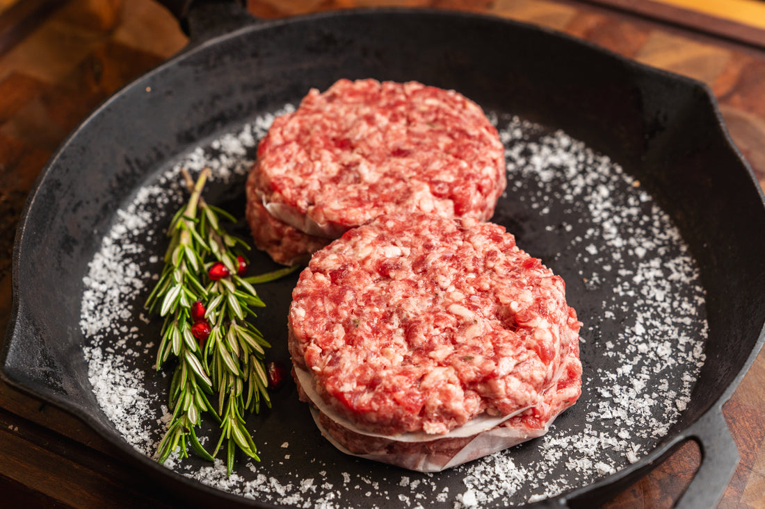 NZ beef brisket burger patties – Chop Online Meats