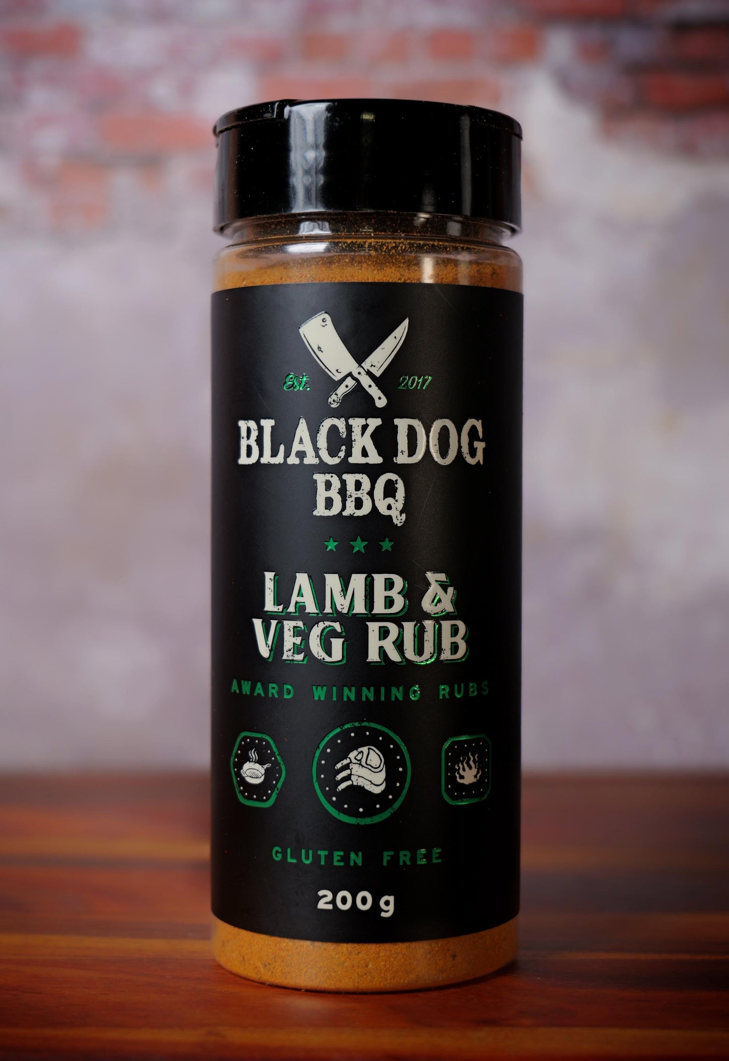 Black dog BBQ lamb & veg rub
