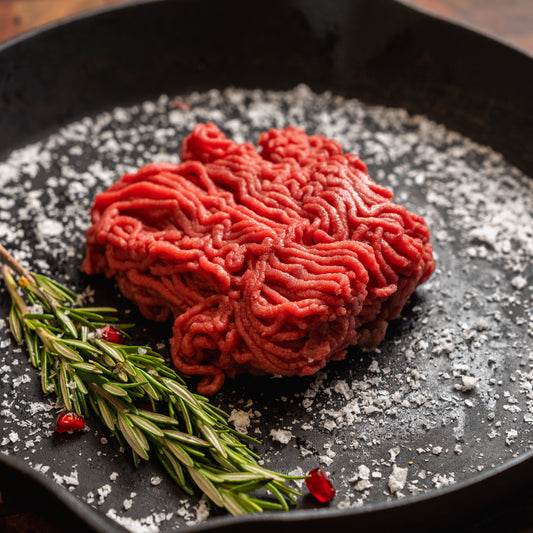 100% NZ grass-fed prime beef mince – 90% lean, 10% fat, perfect for quick and flavourful meals

