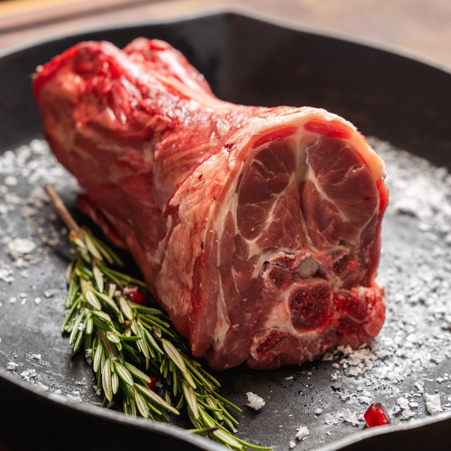 500-600g whole grass-fed NZ lamb neck – perfect for slow cooking and pulled lamb recipes cast iron cooking slow cook