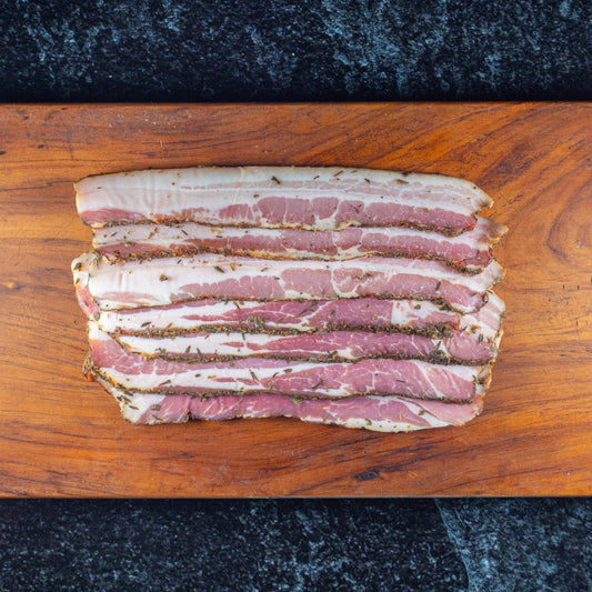 Herby bacon buy chop online meats